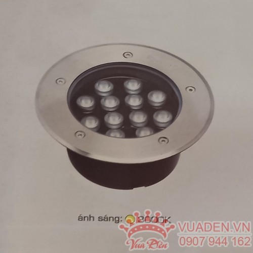 Đèn âm sàn cao cấp 12W tròn