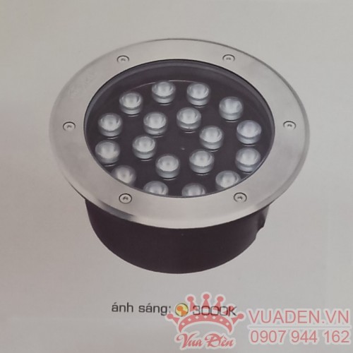 Đèn âm sàn cao cấp 18W tròn