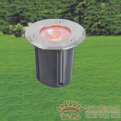 Đèn âm sàn trên bờ LED COB 5W mặt INOX 304