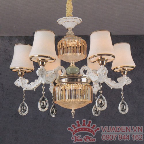 Đèn chùm LED dù trang trí nhà phố đẹp