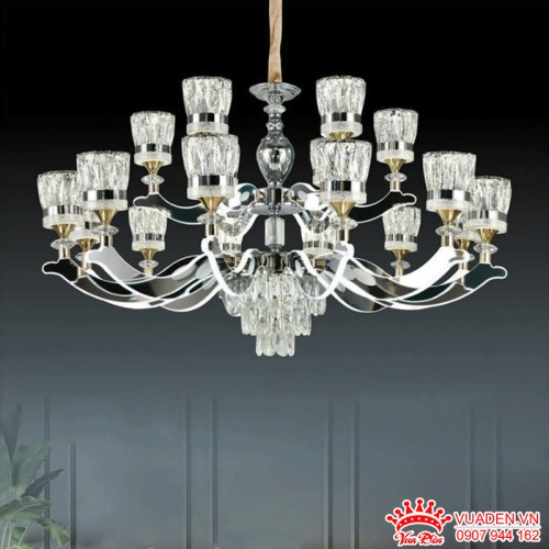 Đèn chùm Led  trang trí phòng khách sang trọng