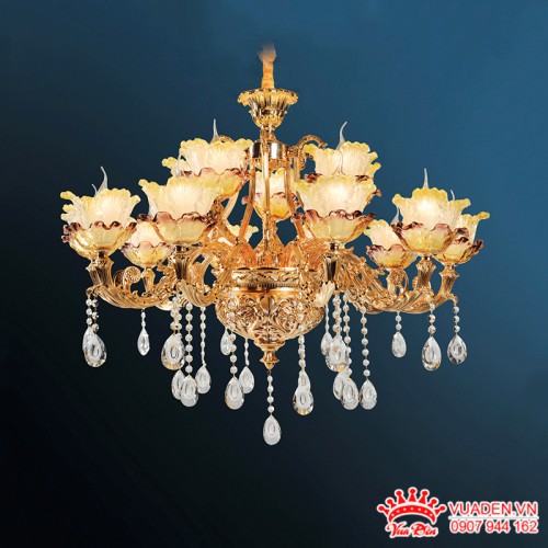Đèn chùm nến cao cấp thiết kế phong cách cổ điển trang trí...