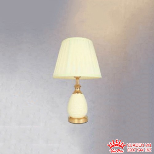 Đèn để bàn gốm sứ thiết kế đơn giản sang trọng
