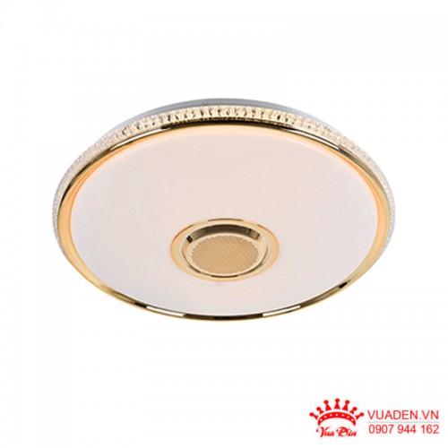 Đèn mâm Led ốp trần có Bluetooth thiết kế đơn giản hiện đại