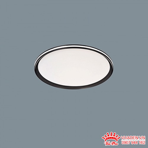 Đèn mâm Led ốp trần viền đen thiết kế đơn giản hiện đại