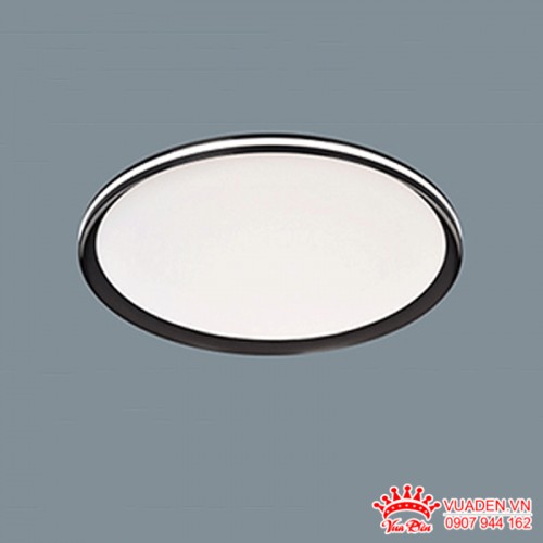 Đèn mâm Led ốp trần viền đen thiết kế đơn giản hiện đại