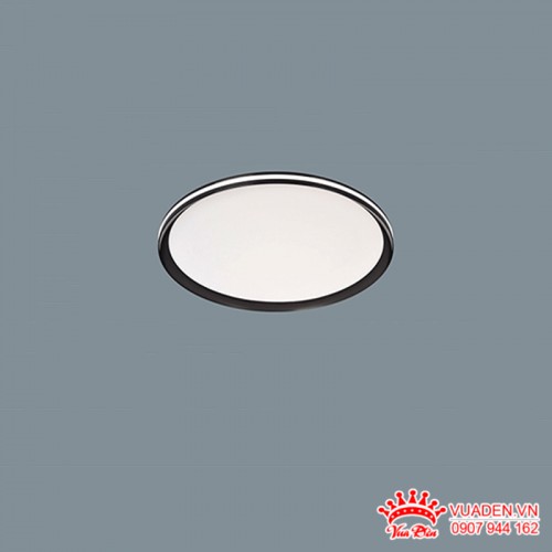 Đèn mâm Led ốp trần viền đen thiết kế đơn giản hiện đại