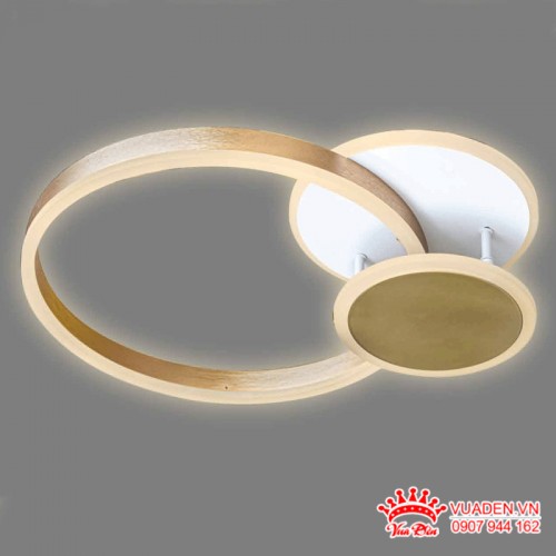 Đèn mâm ốp trần Led 3 màu thiết kế hiện đại