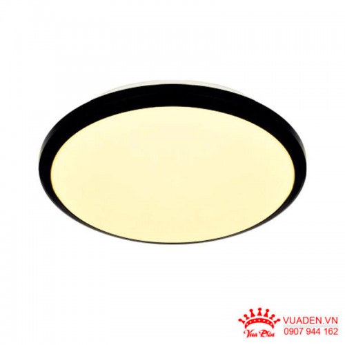 Đèn mâm ốp trần siêu sáng chống côn trùng thiết kế viền đen