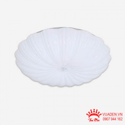 Đèn ốp trần mica tạo hình bông hoa tròn màu trắng kết hợp...
