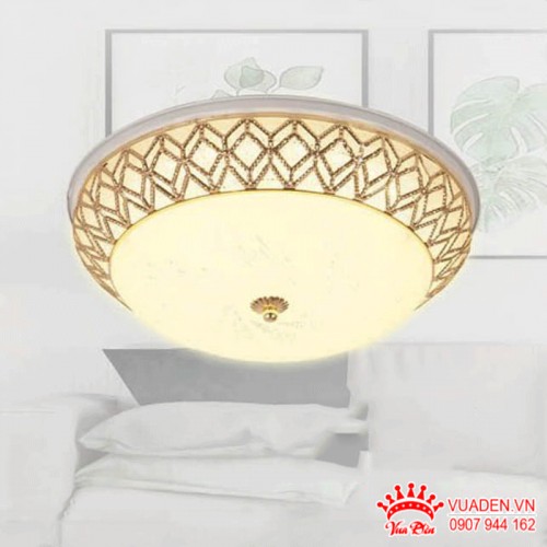 Đèn ốp trần pha lê thiết kế tinh tế sang trọng