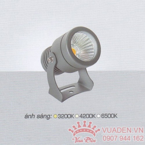 Đèn pha cột  màu xám cao cấp