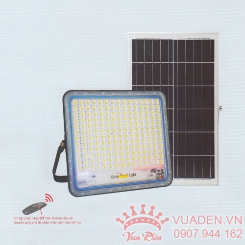 Đèn pha Led năng lượng mặt trời hiện đại