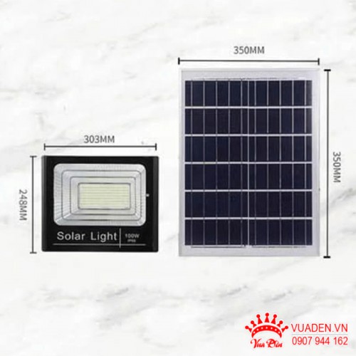Đèn pha năng lượng mặt trời LED 100W