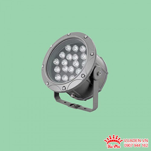 Đèn pha ngoài trời kiểu tròn trang trí sân vườn hiện đại