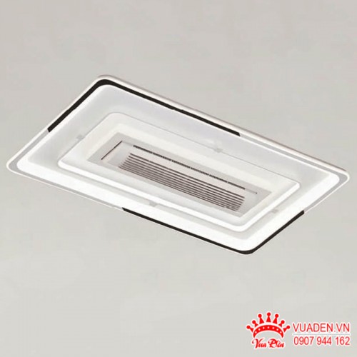 Đèn quạt ốp trần hình chữ nhật thiết kế hiện đại ấn...