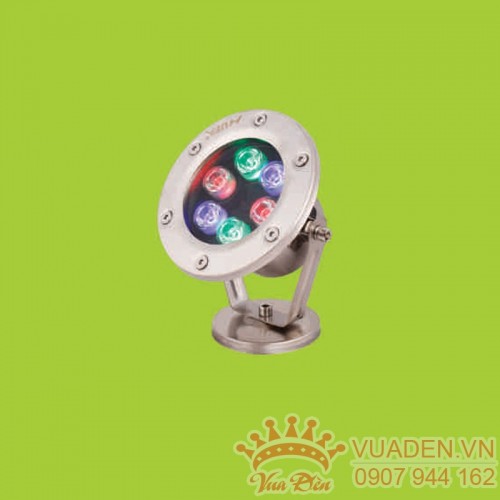 Đèn rọi ngồi âm hồ nước đổi màu