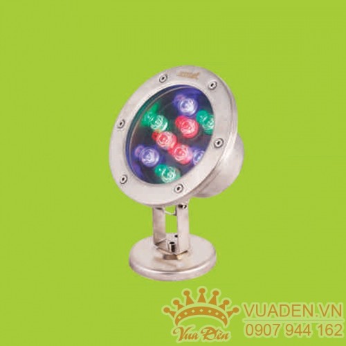 Đèn rọi ngồi âm hồ nước đổi màu