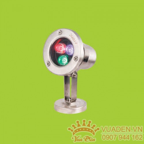 Đèn rọi ngồi âm hồ nước đổi màu