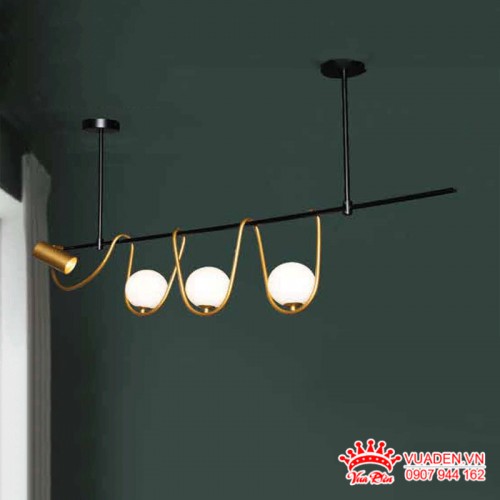 Đèn thả nghệ thuật 3 quả cầu phong cách đơn giản