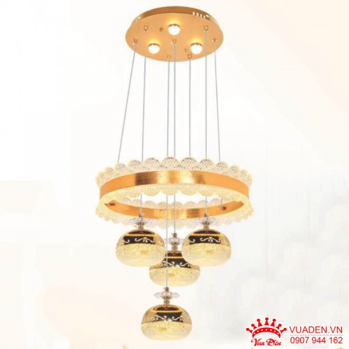 Đèn thả trần mica thiết kế cổ điển sang trọng