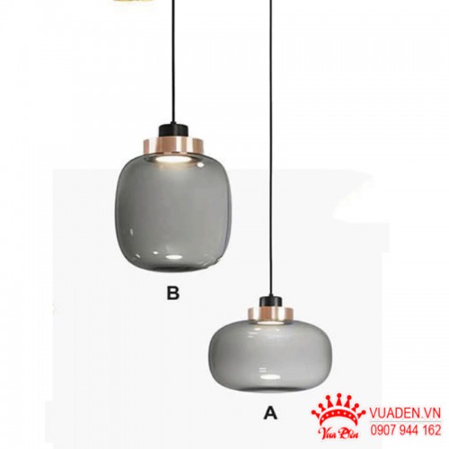 Đèn thả trần thủy tinh đơn giản hiện đại