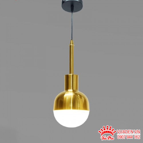 Đèn thả trang trí thân kim loại xi kiểu dáng đơn giản