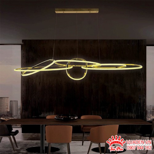 Đèn thả vòng Led thân Inox cao cấp thiết kế phong cách nghệ...