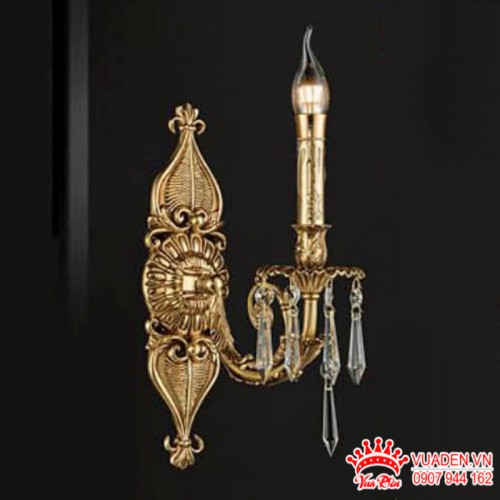 Đèn tường đồng bóng nến thiết kế cổ điển tinh xảo