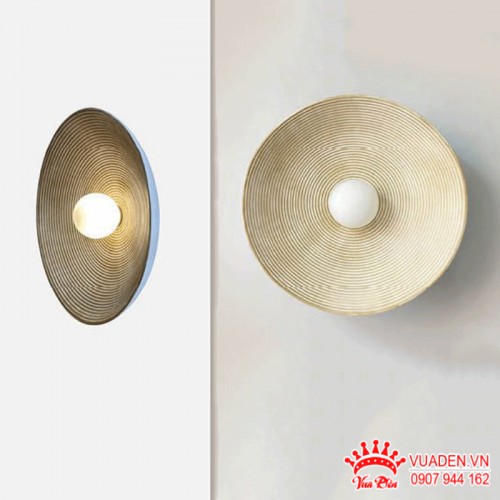 Đèn tường trang trí chụp tròn đơn giản độc đáo