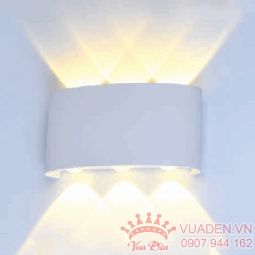 Đèn vách thiết kế 6 tia hiện đại