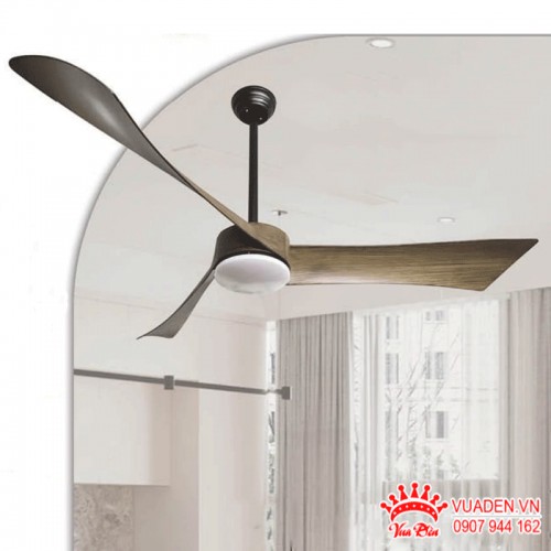 Quạt trần có đèn thiết kế 3 cánh kiểu dáng sang trọng và ấn...